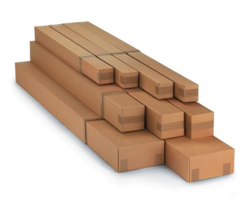 Carton d'expédition long avec longueur variable