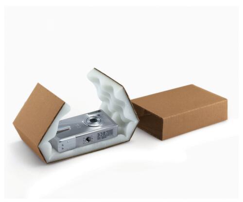 Caisse carton à mousse alvéolée 1 cannelure