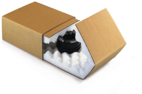 Caisse carton à mousse alvéolée 1 cannelure