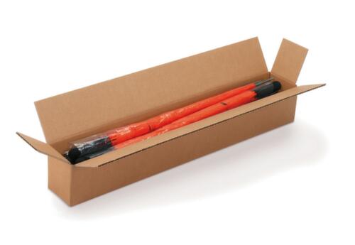Carton d'expédition long avec grande ouverture, 1 onde, 500 x 150 x 150 mm