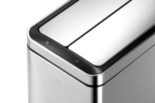 Poubelle à capteur EKO Deluxe Phantom en acier inoxydable, 45 l