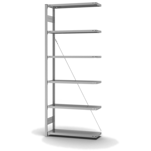 hofe système de rayonnages sans vis de conception standard, hauteur x largeur x profondeur 2500 x 1010 x 335 mm, 6 tablettes