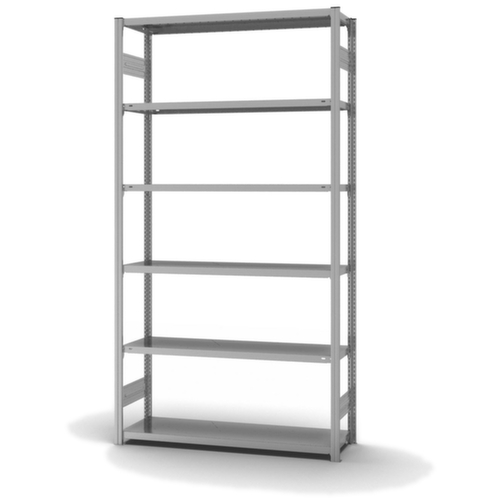hofe Rayonnage à traverses type standard, hauteur x largeur x profondeur 2500 x 1360 x 435 mm, 6 tablettes