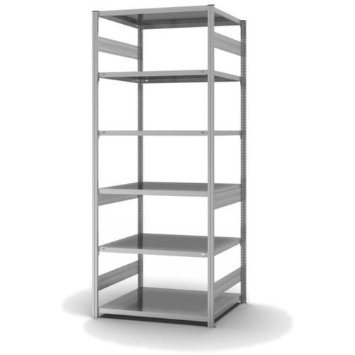 hofe Rayonnages enhofe treillis dans les constructions mi-lourdes, hauteur x largeur x profondeur 2500 x 1060 x 835 mm, 6 tablettes