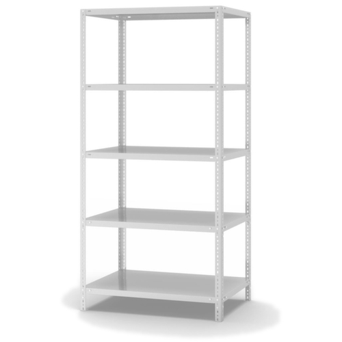 hofe Etagère à visser, 5 tablettes, RAL7035 gris clair