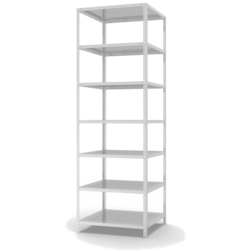 hofe Etagère à visser, 7 tablettes, RAL7035 gris clair