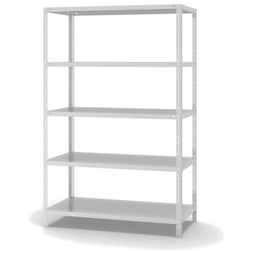 hofe Etagère à visser, 5 tablettes, RAL7035 gris clair