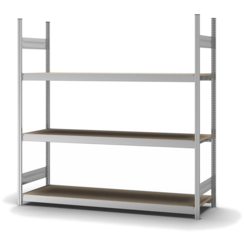 hofe Rayonnage grande largeur avec tablettes en bois
