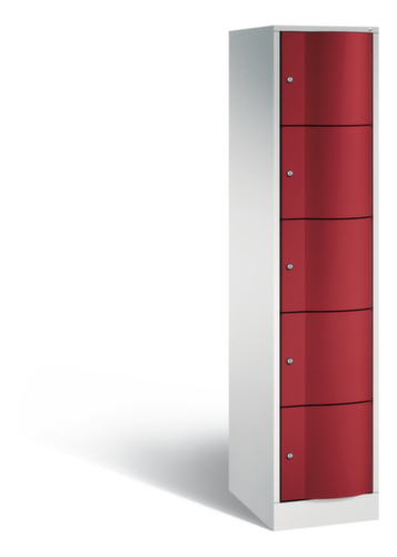 C+P armoire multicases Resisto, 5 compartiments