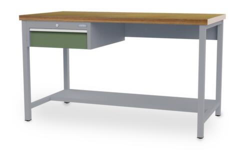 Bedrunka + Hirth Établi, 1 tiroir, 1/2 tablette