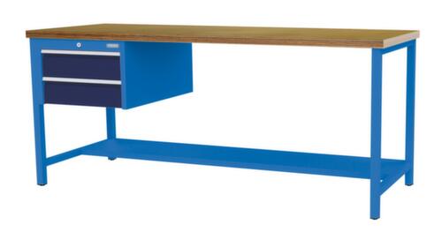 Bedrunka + Hirth Établi, 2 tiroirs, 1/2 tablette