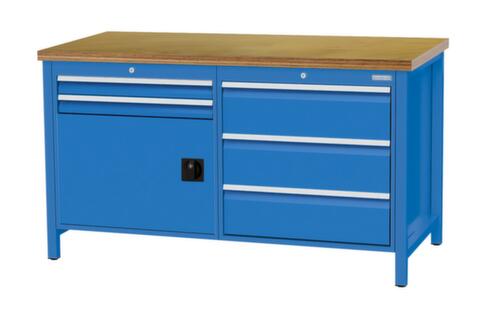 Bedrunka + Hirth Établi, 5 tiroirs, 1 armoire