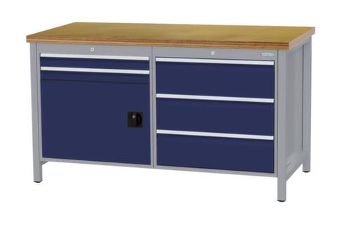 Bedrunka + Hirth Établi, 5 tiroirs, 1 armoire