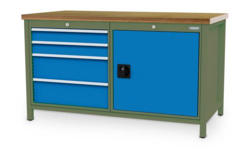 Bedrunka + Hirth Établi, 4 tiroirs, 1 armoire