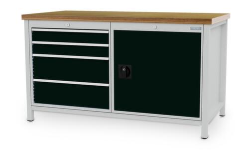 Bedrunka + Hirth Établi, 4 tiroirs, 1 armoire
