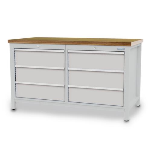 Bedrunka + Hirth Établi, 6 tiroirs