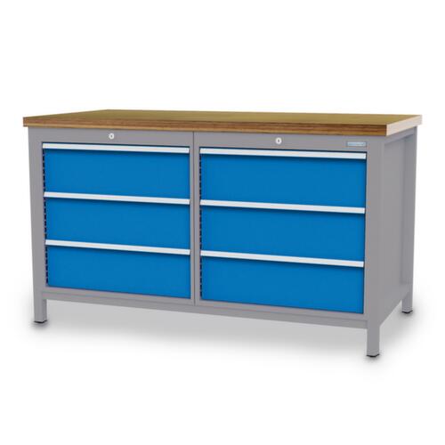 Bedrunka + Hirth Établi, 6 tiroirs