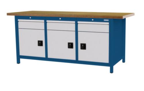 Bedrunka + Hirth Établi, 3 tiroirs, 3 armoires