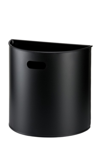 Poubelle murale Miluna, 20 l, noir