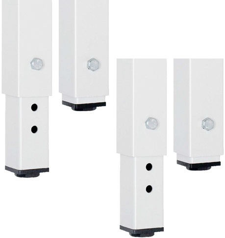 RAU Établi à hauteur réglable Serie 8000, 5 tiroirs, 1 armoire, RAL7035 gris clair/RAL5010 bleu gentiane