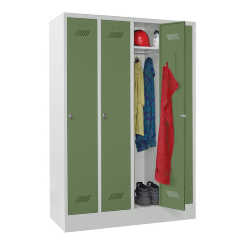 PAVOY Armoire vestiaire Basis avec 4 compartiments, largeur de compartiment 300 mm