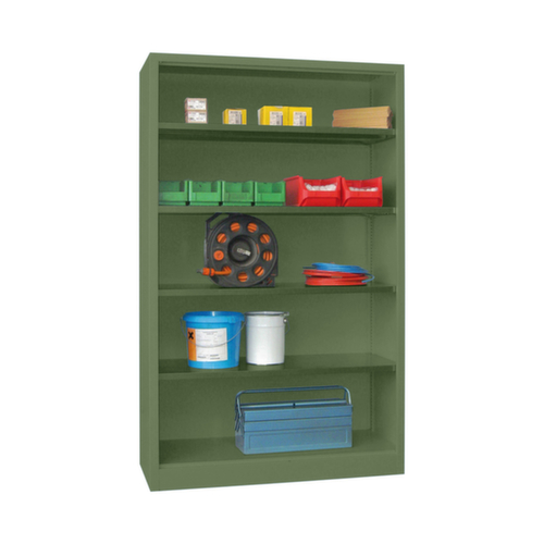 PAVOY Rayonnage de bureau Basis avec paroi arrière, largeur 1200 mm, 5 HC