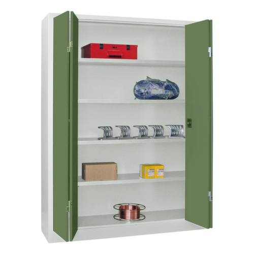 PAVOY Armoire à portes pliantes grand espace Basis en acier