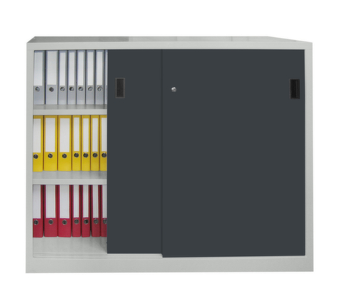 PAVOY Armoire à portes coulissantes pour bureau Basis
