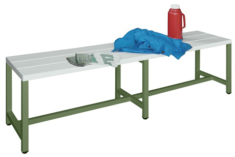 PAVOY Banc vestiaire Basis avec lames en plastique