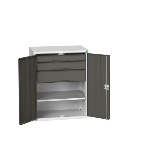 bott Armoire universelle verso avec tablettes et tiroirs, largeur 800 mm
