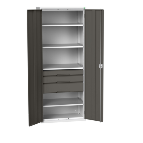 bott Armoire universelle verso avec tablettes et tiroirs, largeur 800 mm
