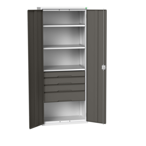 bott Armoire universelle verso avec tablettes et tiroirs, largeur 800 mm