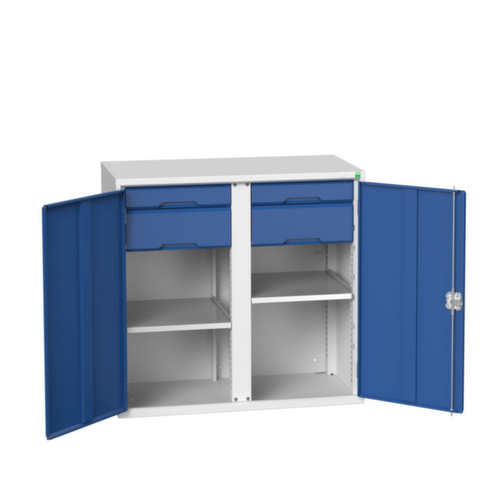 bott Armoire universelle verso avec tablettes et tiroirs, largeur 1050 mm