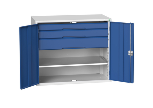 bott Armoire universelle verso avec tablettes et tiroirs, largeur 1300 mm