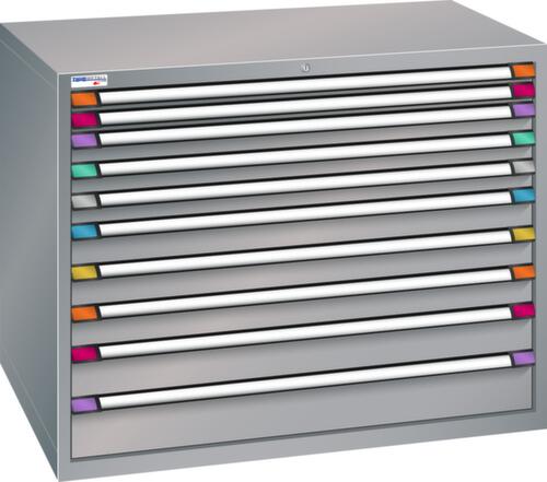 Thurmetall Armoire à tiroirs de largeur 1205 mm, 10 tiroir(s)