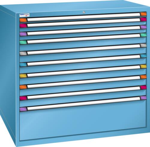 Thurmetall Armoire à tiroirs de largeur 1205 mm, 10 tiroir(s)