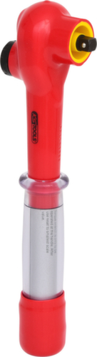 KS Tools Clé dynamométrique 3/8" avec isolation protectrice et tête à cliquet réversible