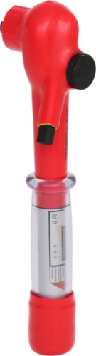 KS Tools Clé dynamométrique 3/8" avec isolation protectrice et tête à cliquet réversible