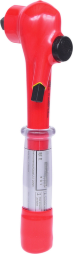 KS Tools Clé dynamométrique 1/2" avec isolation protectrice et tête à cliquet réversible