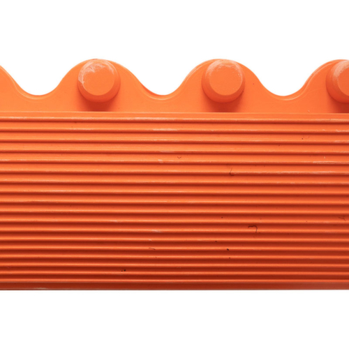 baguette de finition de bordure Ramp pour tapis antifatigue, orange