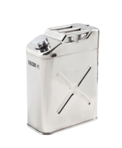 Denios jerrycan de sécurité, acier inoxydable, capacité 20 l