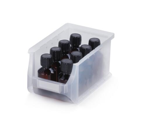 Bac à bec, transparent, profondeur 235 mm, polypropylène