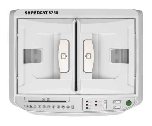 IDEAL Destructeur de documents mobile SHREDCAT 8280 CC, Particule 4x10 mm