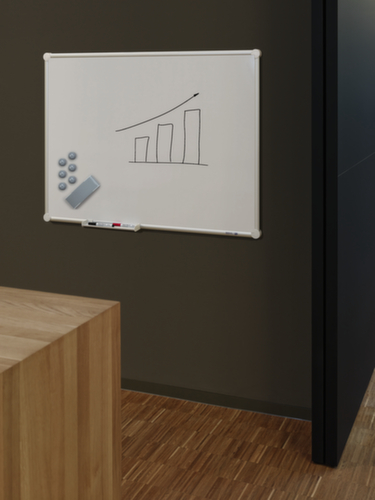 MAUL Tableau blanc 2000 MAULpro, hauteur x largeur 900 x 1200 mm