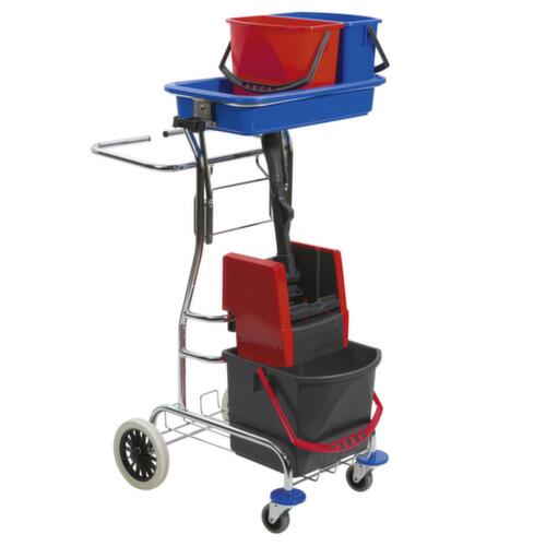 Vermop Chariot de nettoyage Variant avec piètement chroméen différentes exécutions