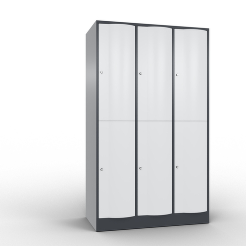 C+P armoire multicases Resisto, 6 compartiments