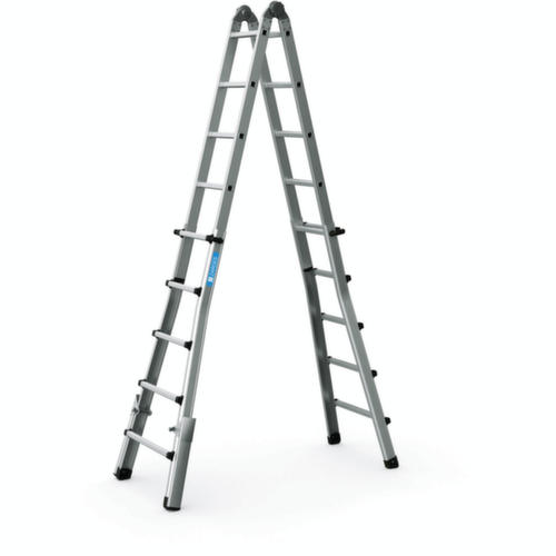 ZARGES Échelle télescopique polyvalente Variotec V, 4 x 5 échelons profilés antidérapants