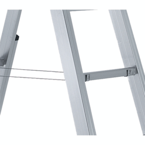 ZARGES Escabeau pour escaliers, 2 x 8 échelons