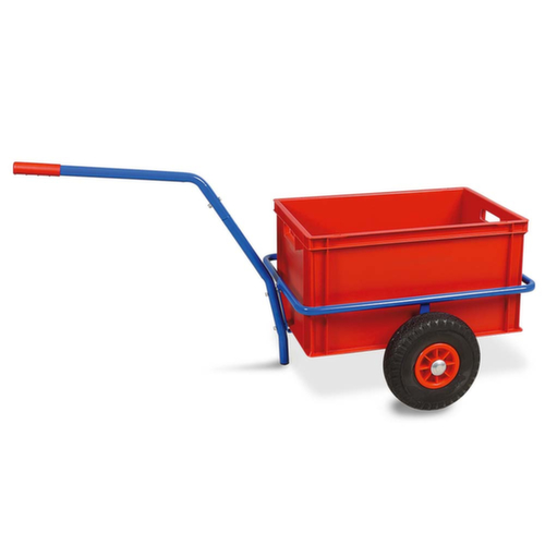 Chariot à main avec boîte en plastique amovible, force 200 kg