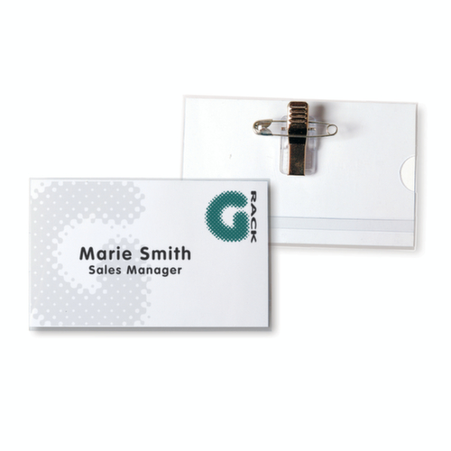 tarifold Badge nominatif, format paysage 40